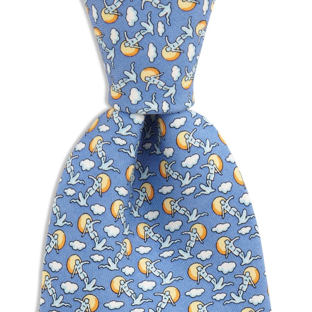 Vineyard Vines | Blue Over the Moon Tie Blue